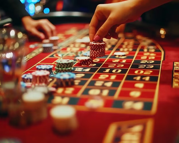 seven4d live casino table interface with dealer and account information